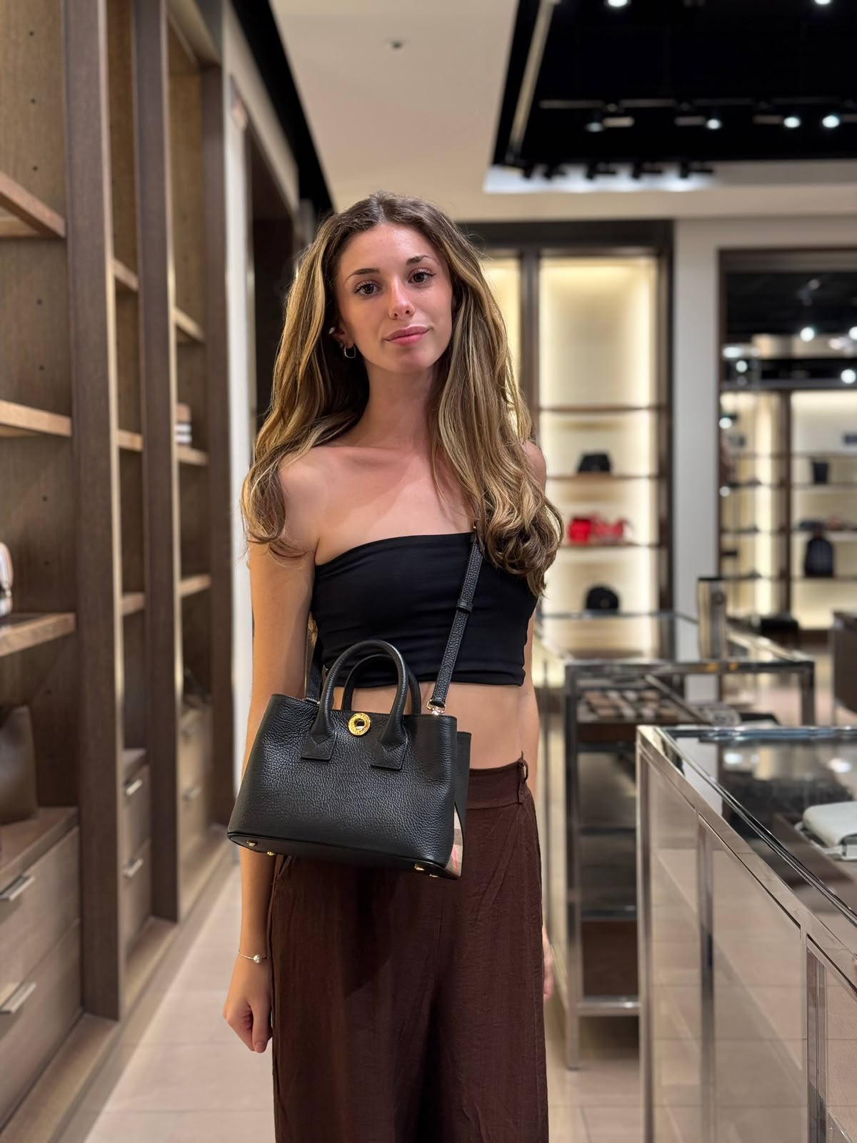 Small Leather Tote Bag