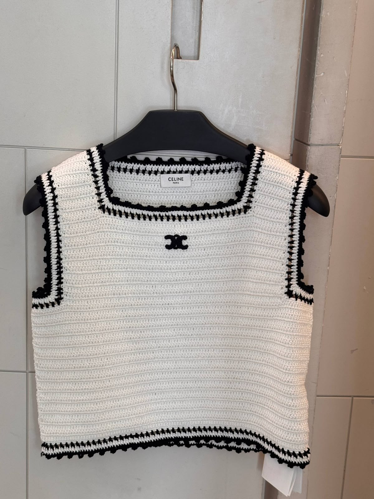 Crochet Tank Top in Cotton