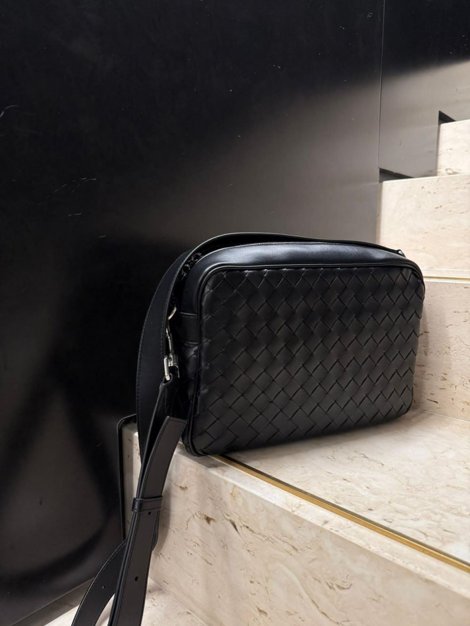 Intrecciato Messenger Bag