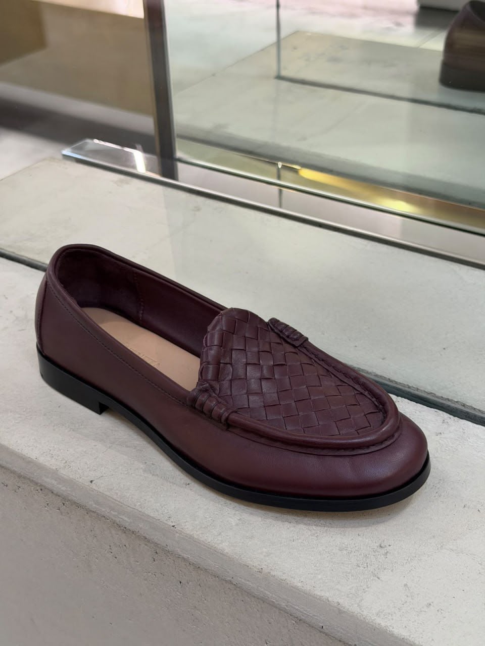 Intrecciato Leather Loafers