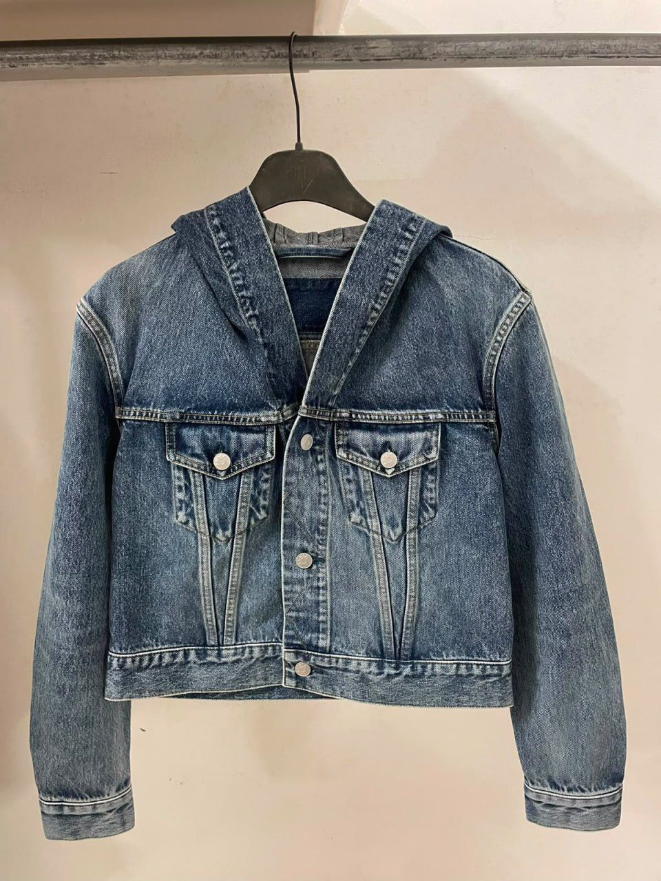 Hooded Denim Jacket