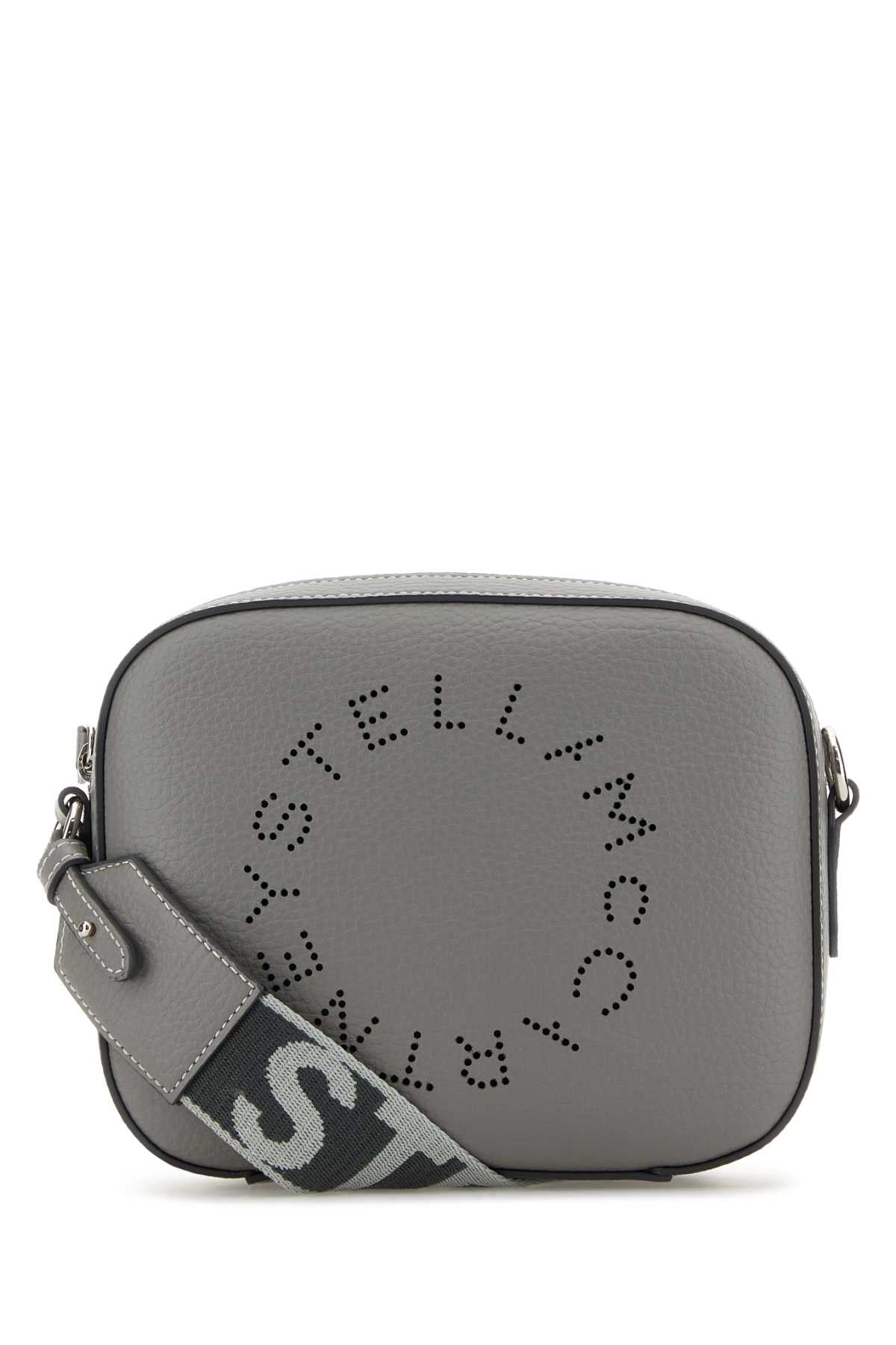 STELLA MCCARTNEY Logo Camera Bag Embossed Grainy Alter Mat For Women Exterior: 100% Alter mat Lining: 100% Alter suede Finishing: Golden metal