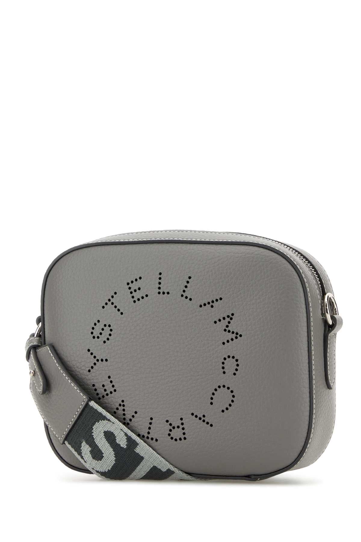 STELLA MCCARTNEY Logo Camera Bag Embossed Grainy Alter Mat For Women Exterior: 100% Alter mat Lining: 100% Alter suede Finishing: Golden metal