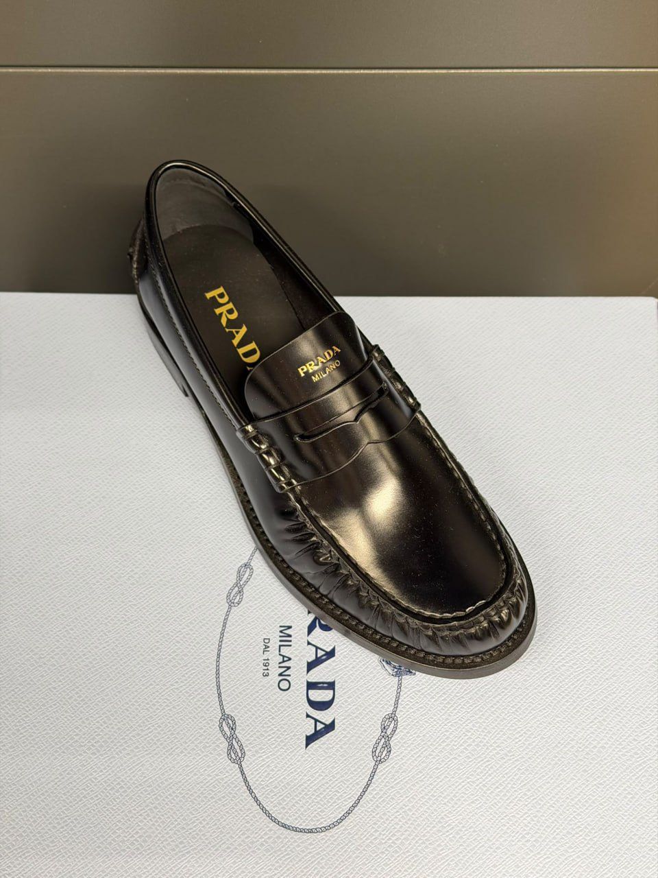 Brushed Leather Loafers