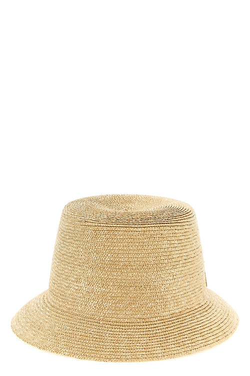 SAINT LAURENT 'Cassandre' straw hat For Men 100% straw