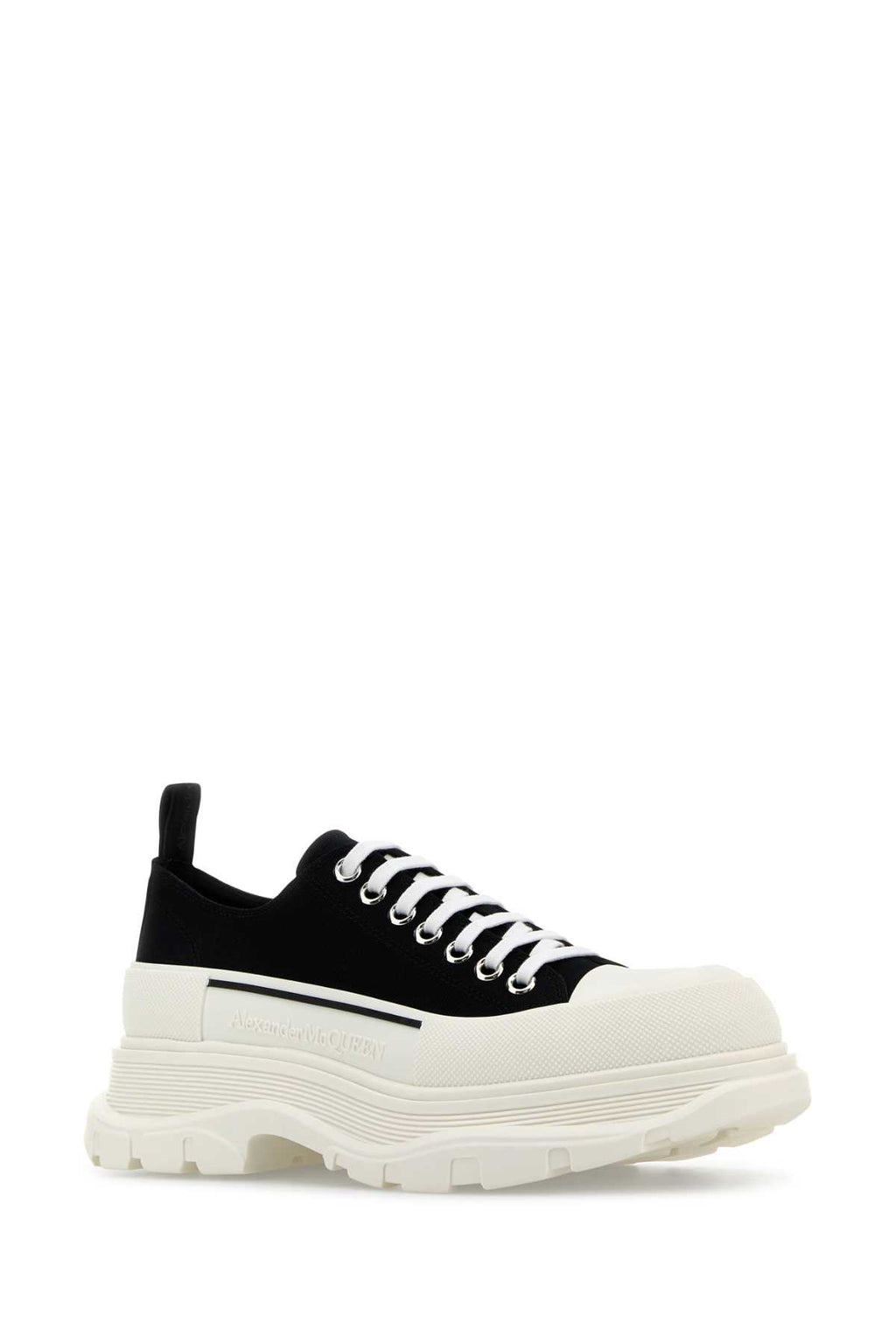 ALEXANDER MCQUEEN SHOE TREAD.FA.S.RUB. For Men Exterior: 100% Fabric Interior: 100% Leather Sole: Rubber