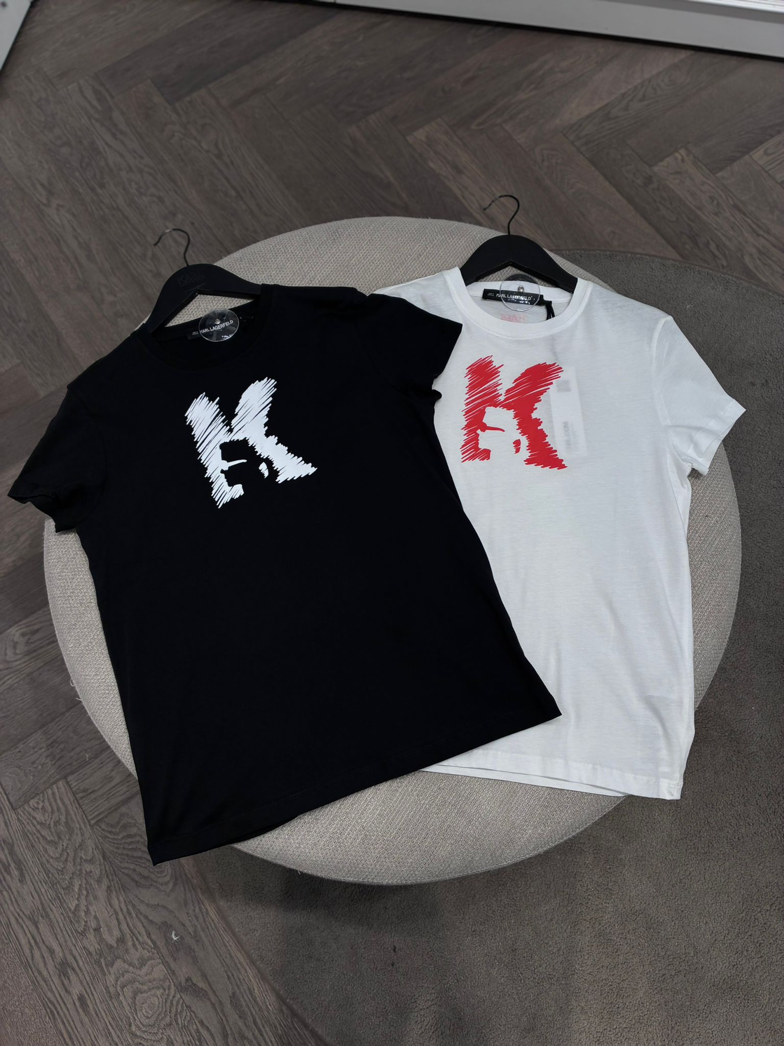 Karl Lagerfeld K/Ikonik Scribble Logo T-Shirt