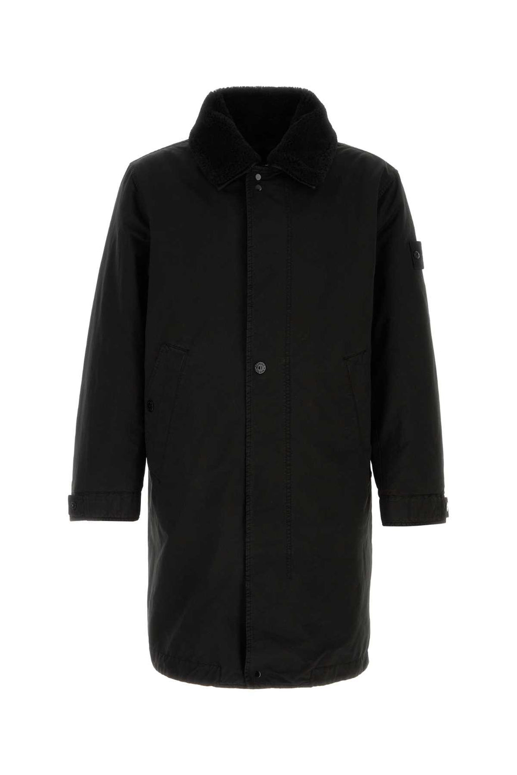 STONE ISLAND LONG COAT For Men Exterior: 70% Polyester 30% Nylon Lining: 100% Nylon