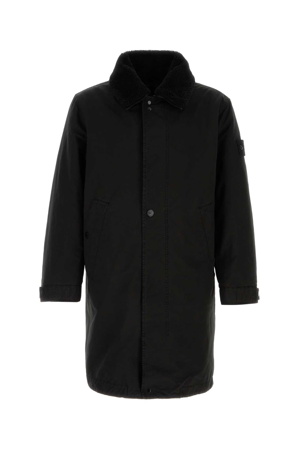 STONE ISLAND LONG COAT For Men Exterior: 70% Polyester 30% Nylon Lining: 100% Nylon