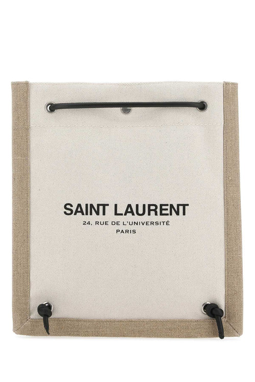 SAINT LAURENT BORSA For Men Exterior: 100% Fabric Finishing: Silver metal