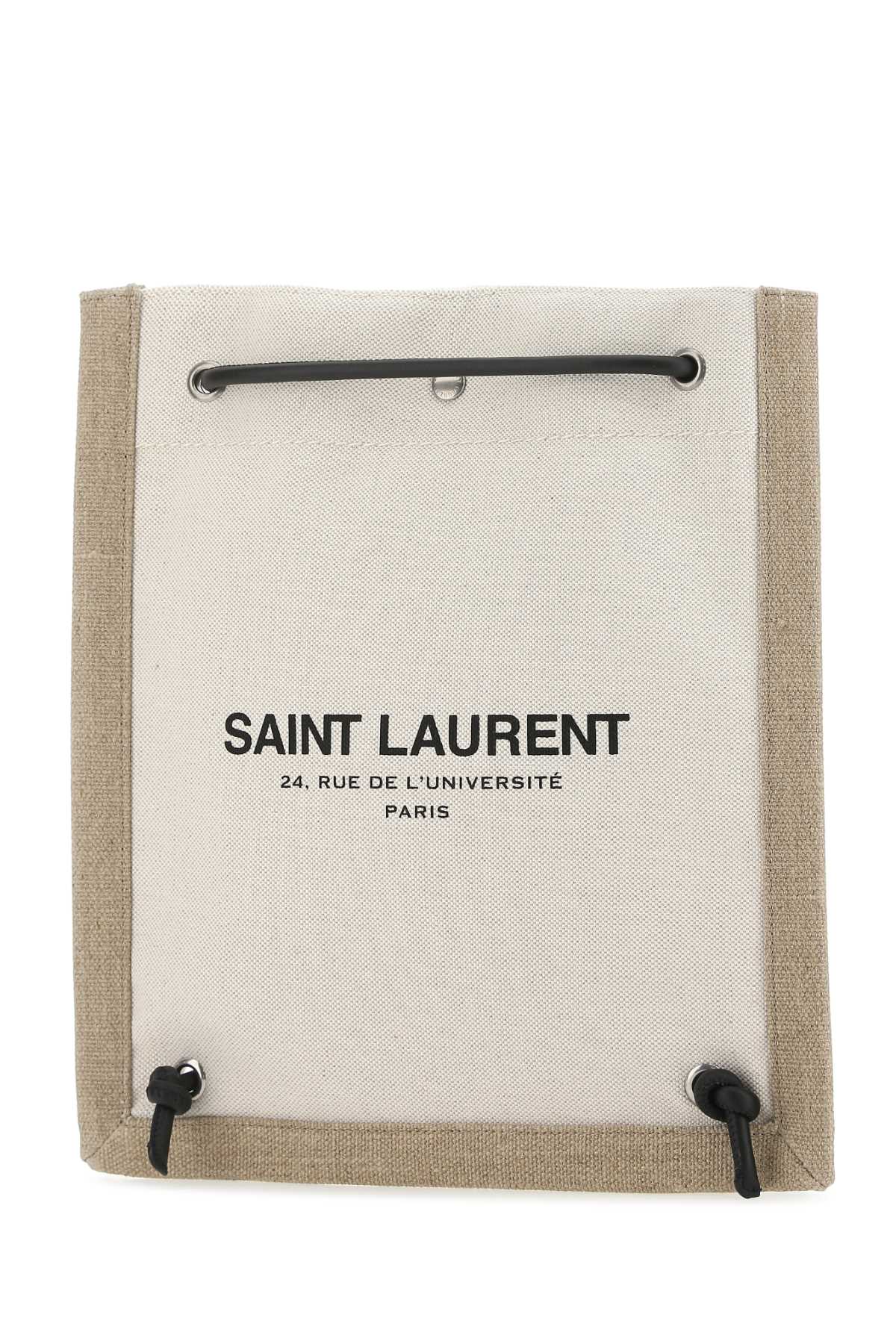 SAINT LAURENT BORSA For Men Exterior: 100% Fabric Finishing: Silver metal