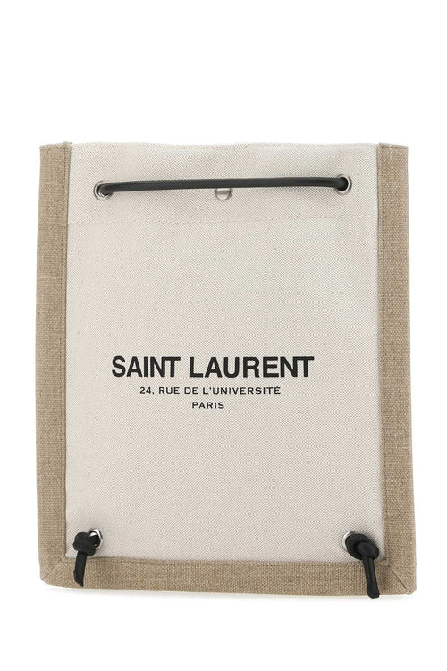 SAINT LAURENT BORSA For Men Exterior: 100% Fabric Finishing: Silver metal
