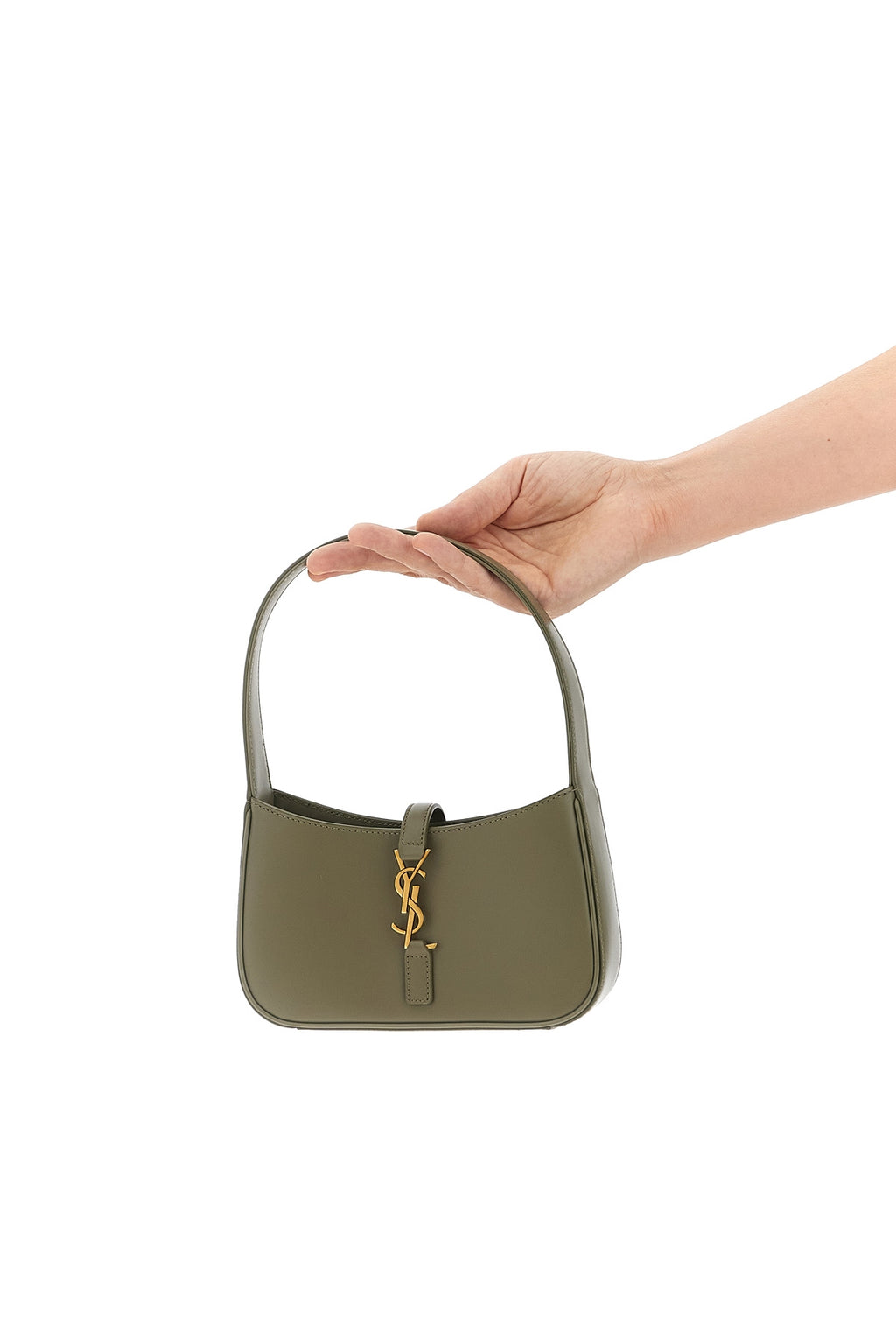 SAINT LAURENT 'Hobo Le 5 À 7' mini handbag For Women 100% calfskin leather (Bos Taurus)
