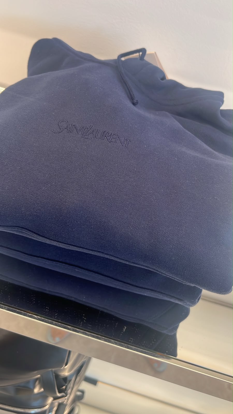 Embroidered Hoodie in Organic Cotton
