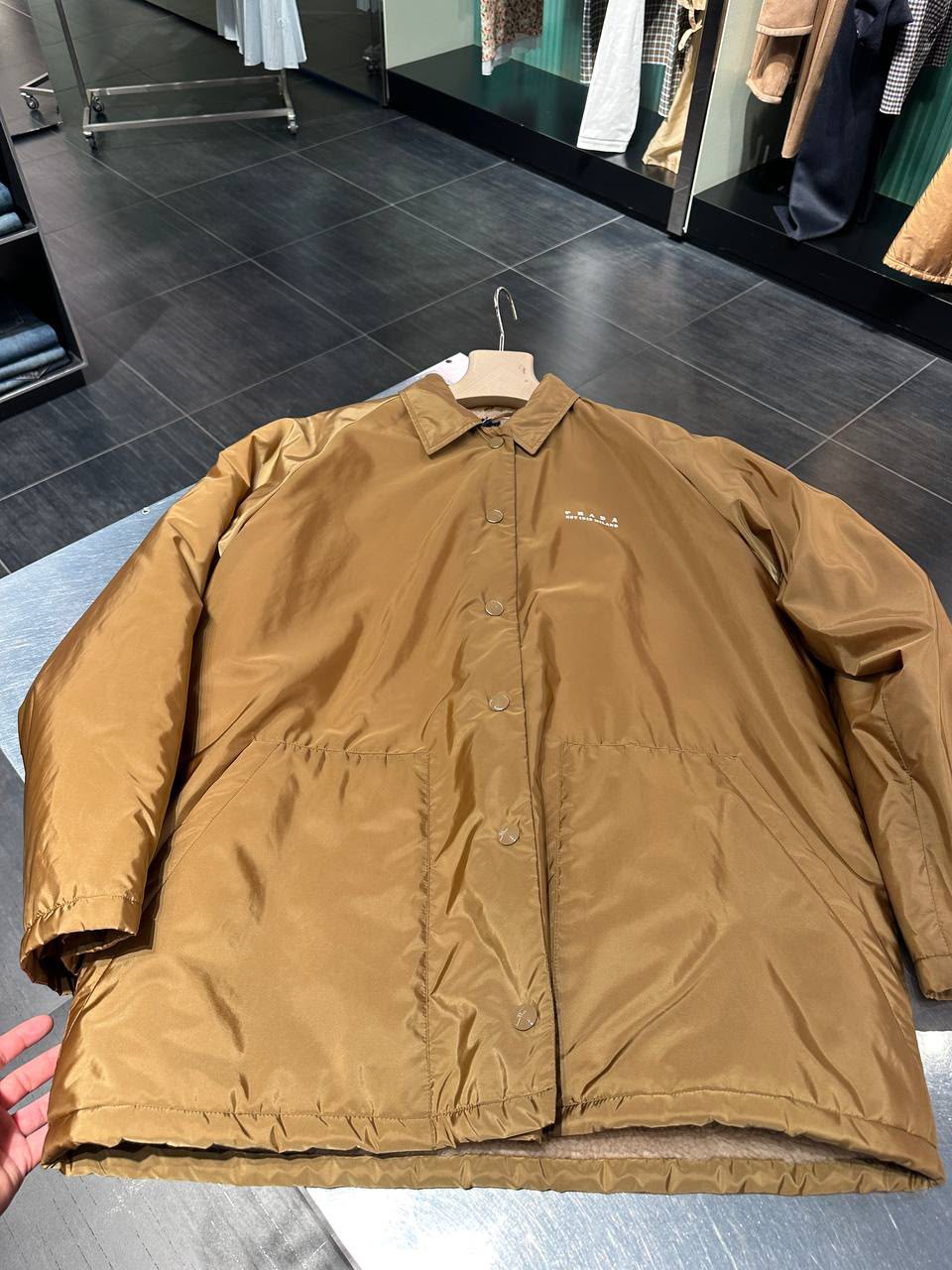 Re-Nylon Padded Coach Jacket