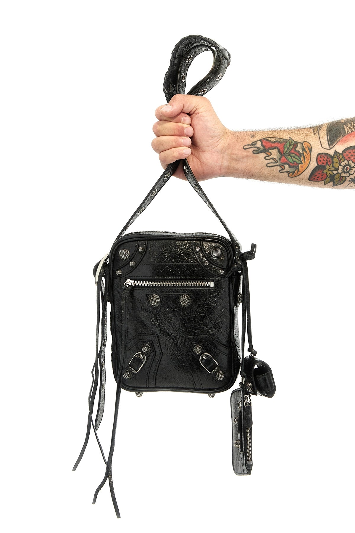 BALENCIAGA 'Le Cagole Men' crossbody bag For Men 100% lamb leather