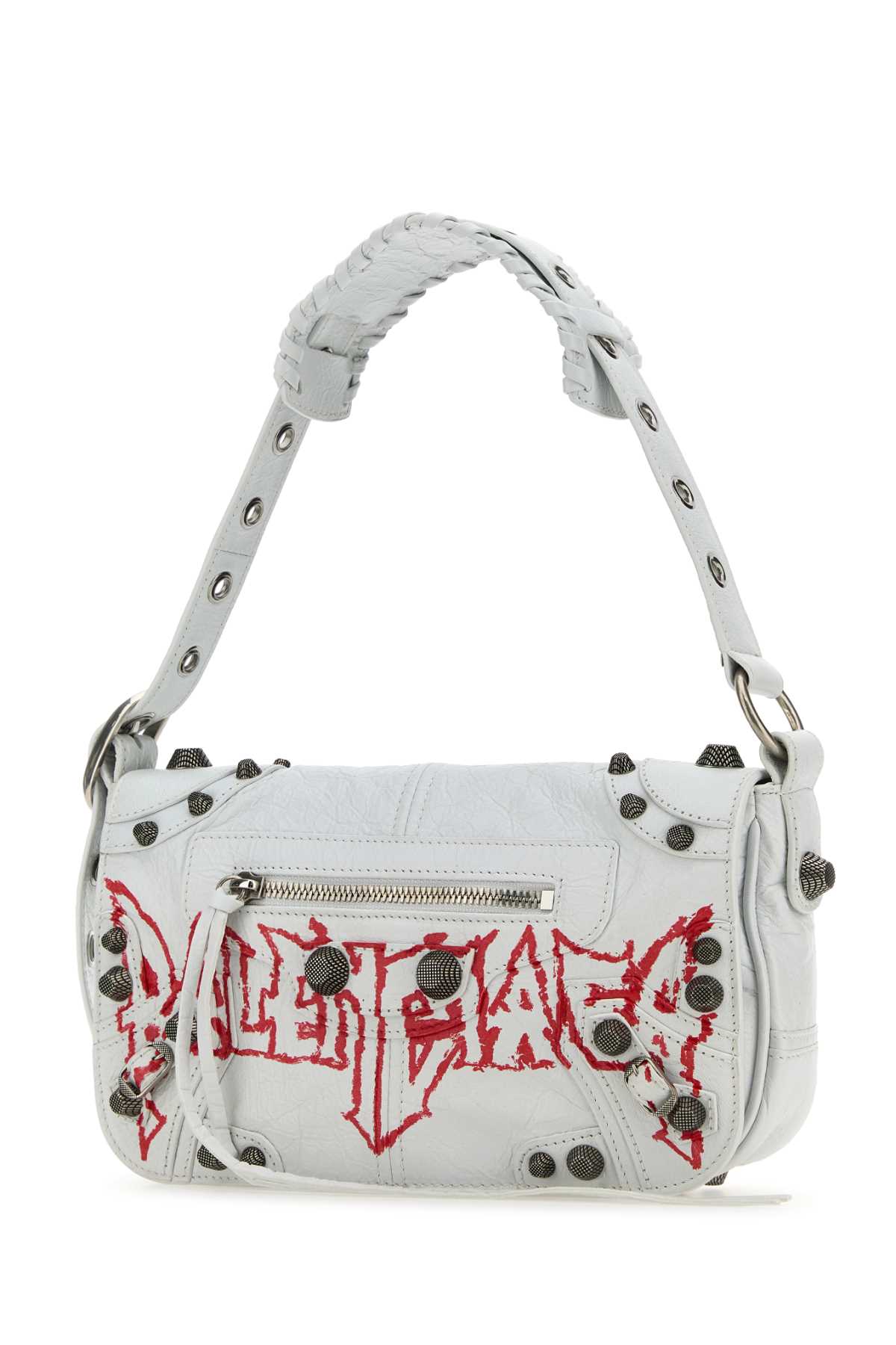 BALENCIAGA BORSA For Men Exterior: 100% Lamb Lining: 100% Lamb Finishing: Antiqued silver metal