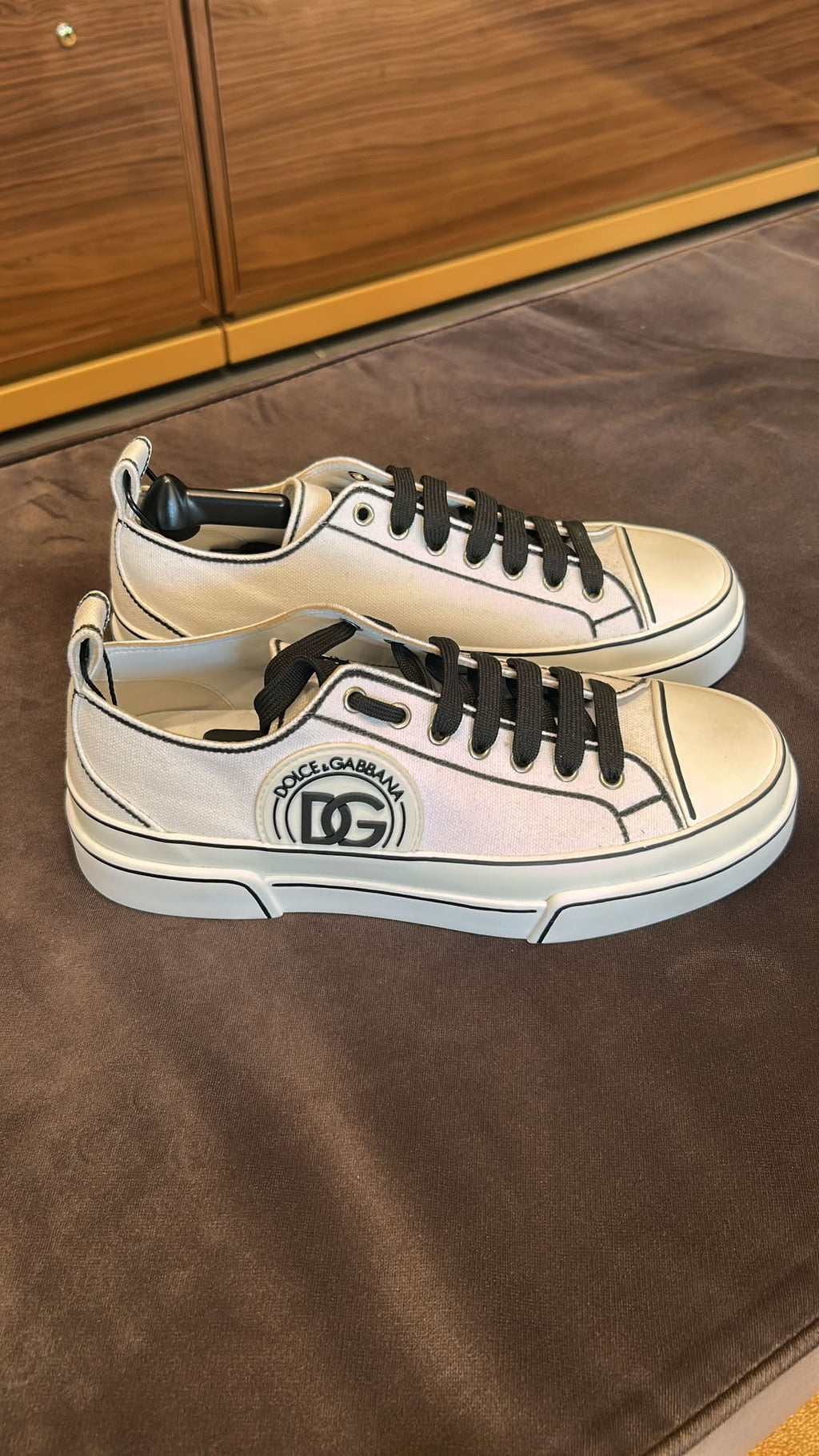 Canvas Low-Top Sneakers with DG Logo
