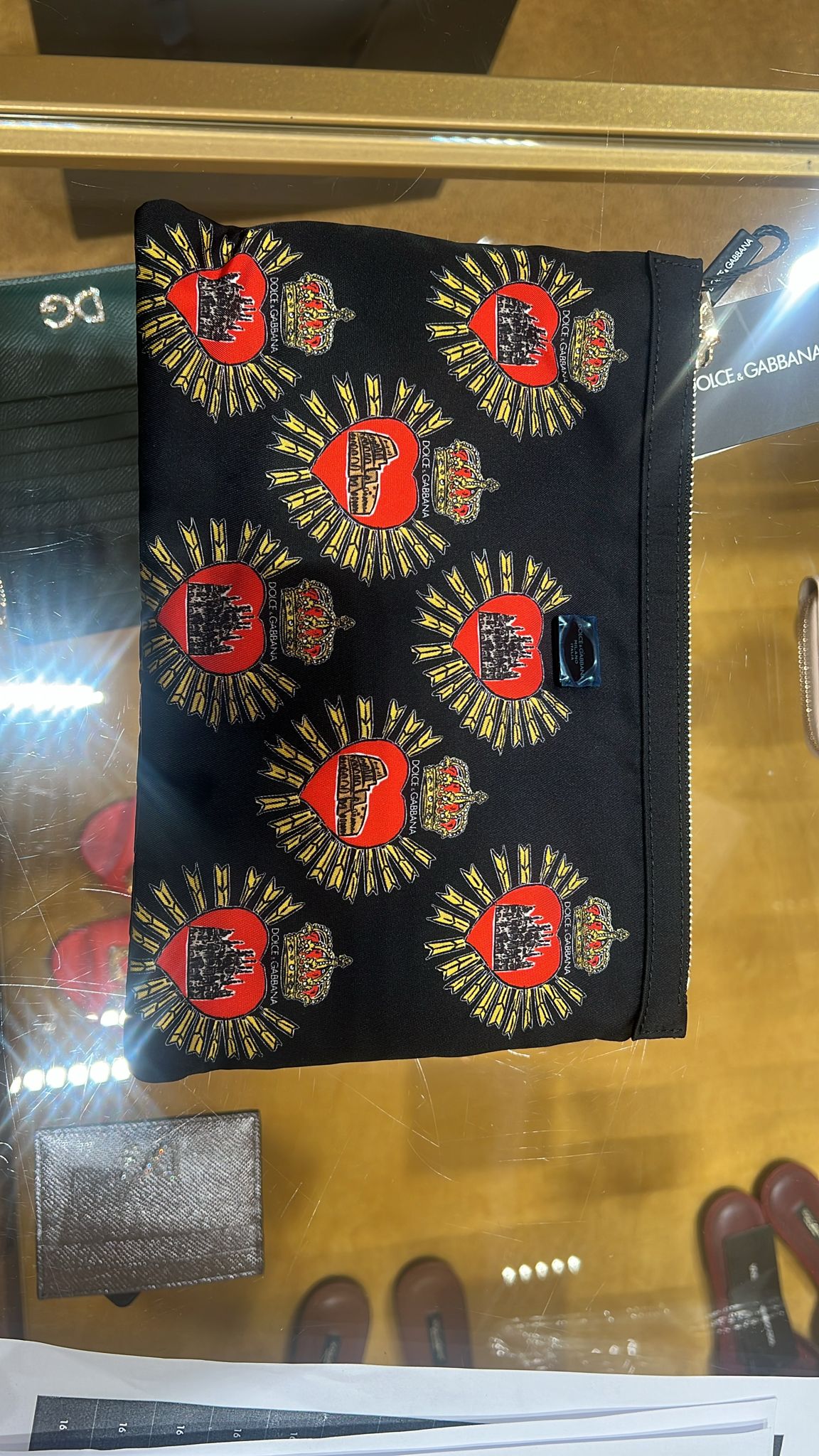 Sacred Heart Print Pouch