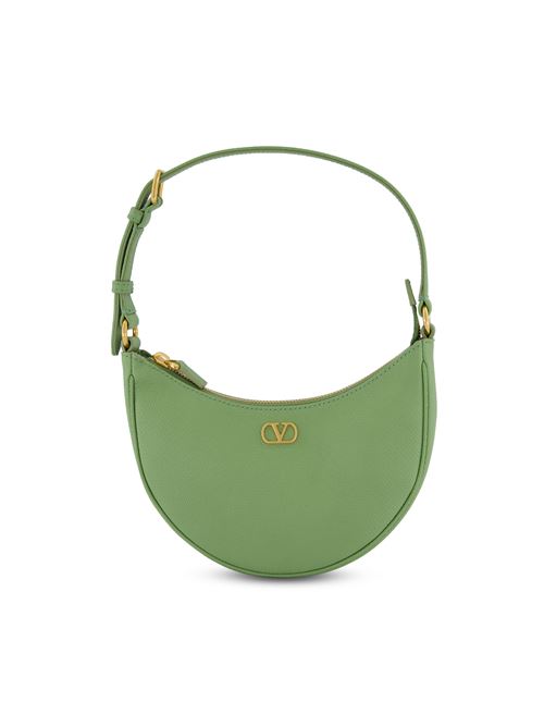 Mini borsa hobo VLogo Signature in Vitello