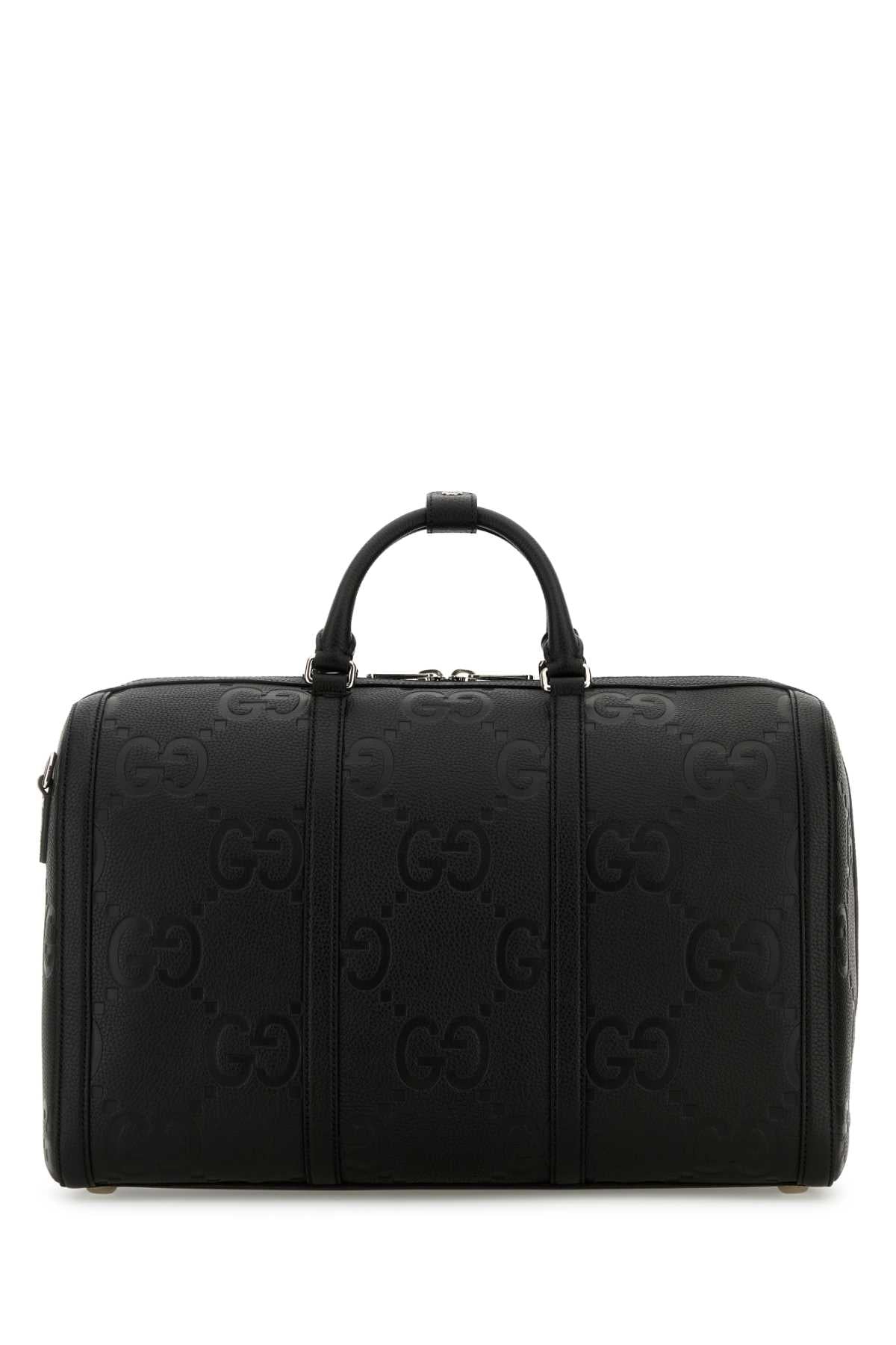 GUCCI GG JUMBO LEATHER For Men Exterior: 100% Leather Lining: 100% Fabric Finishing: Silver metal