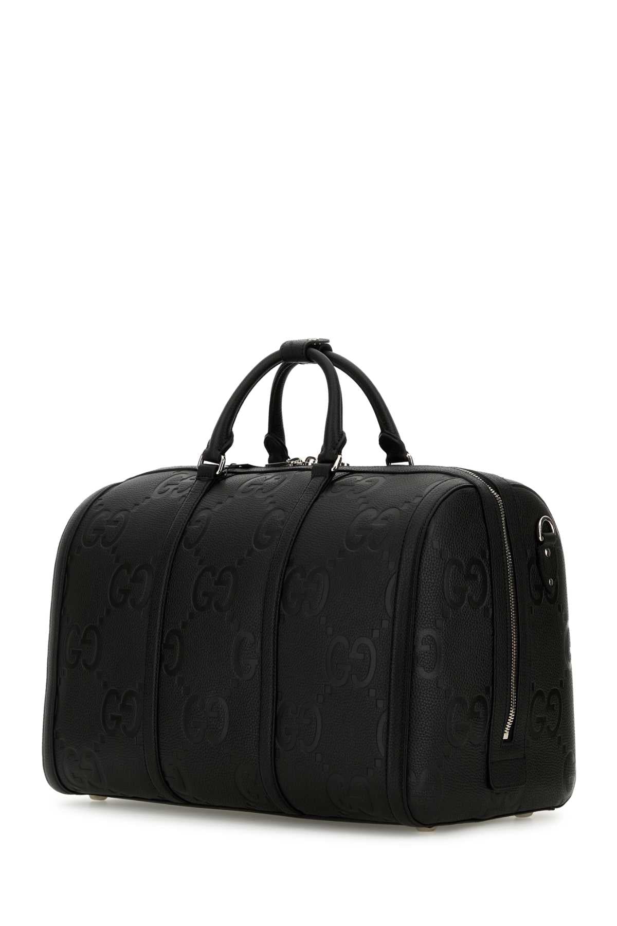 GUCCI GG JUMBO LEATHER For Men Exterior: 100% Leather Lining: 100% Fabric Finishing: Silver metal