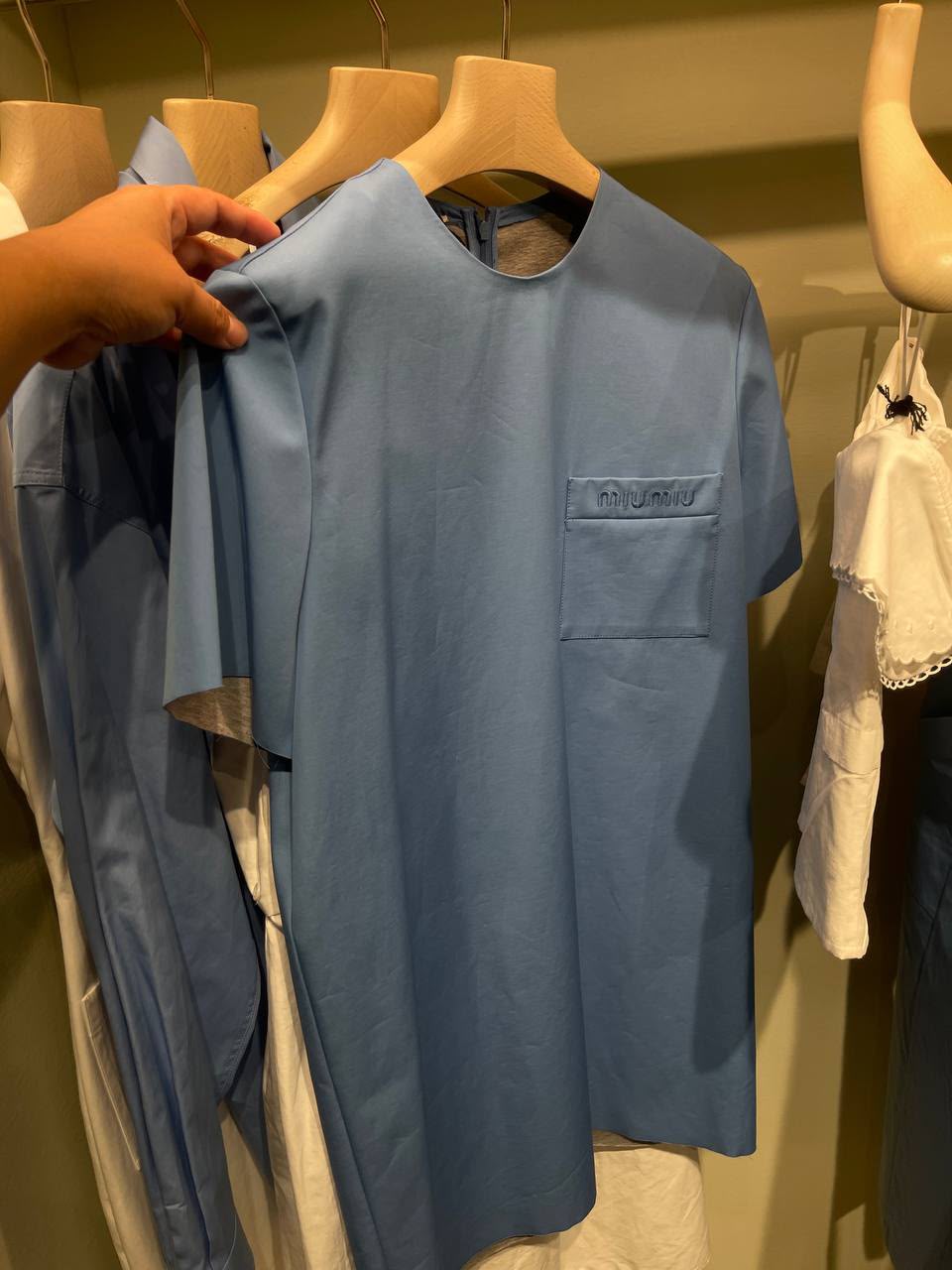 Poplin T-shirt