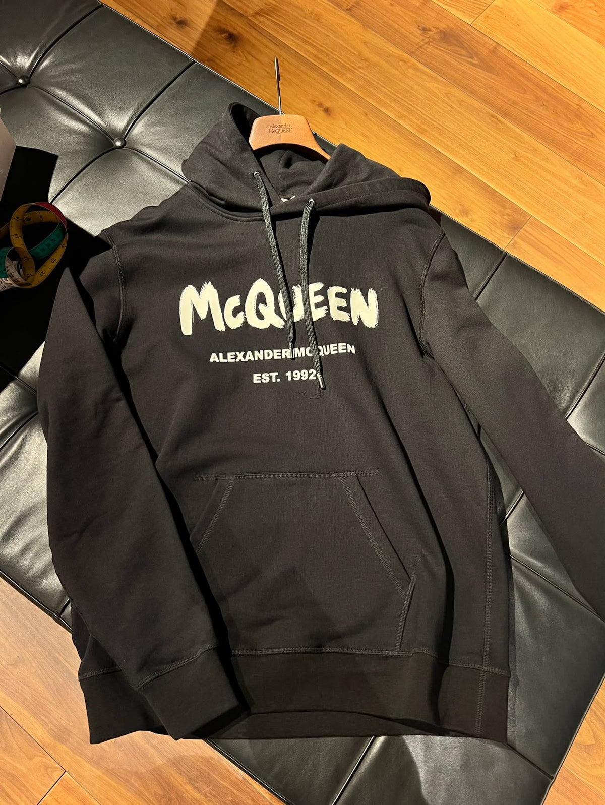 McQueen Graffiti Logo Hoodie