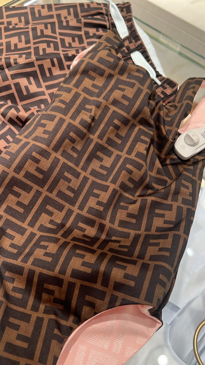 FF Logo Print Swim Shorts