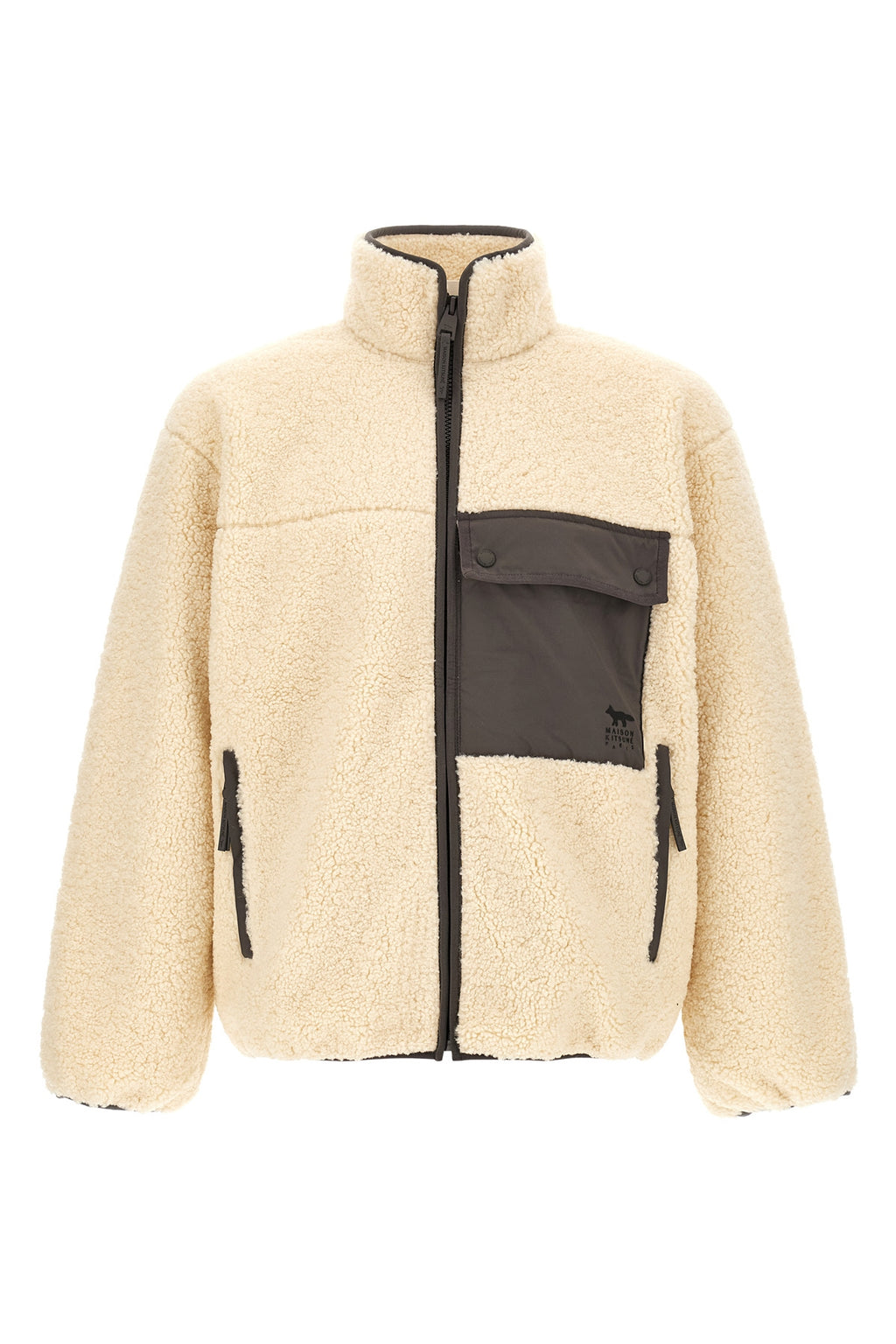 Bouclette fleece jacket