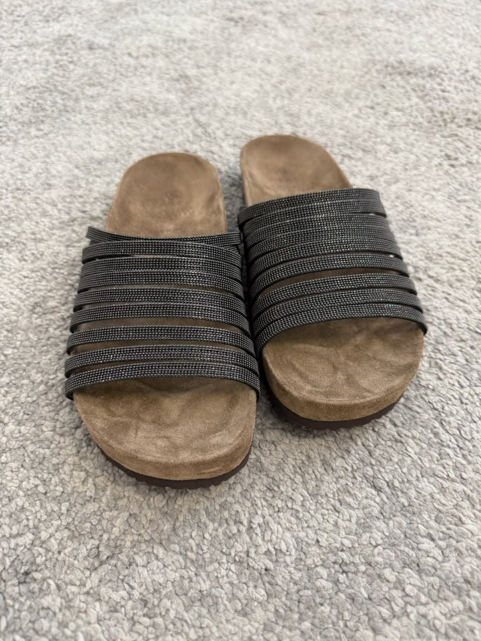 Gizeh or similar multi-strap slide sandal