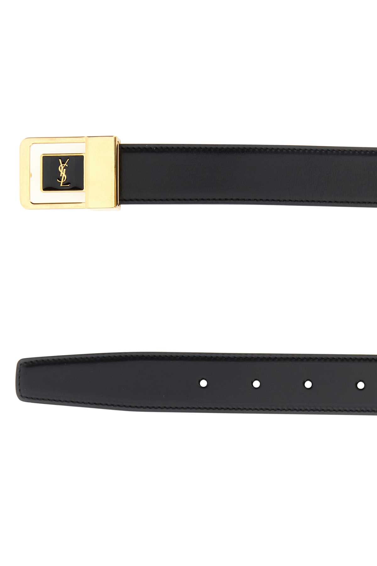SAINT LAURENT YSL CINTURA For Women Exterior: 100% Calf Finishing: Golden metal