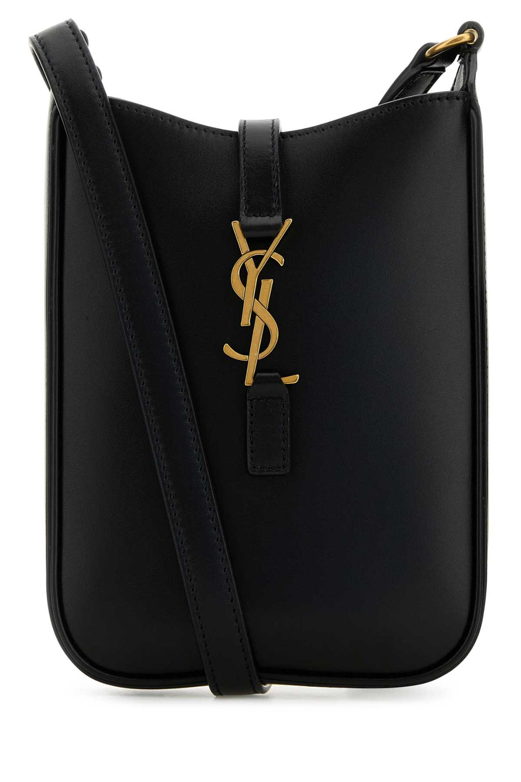 SAINT LAURENT YSL POUCH CROSSB.5A7 For Women Exterior: 100% Calf Finishing: Antiqued golden metal