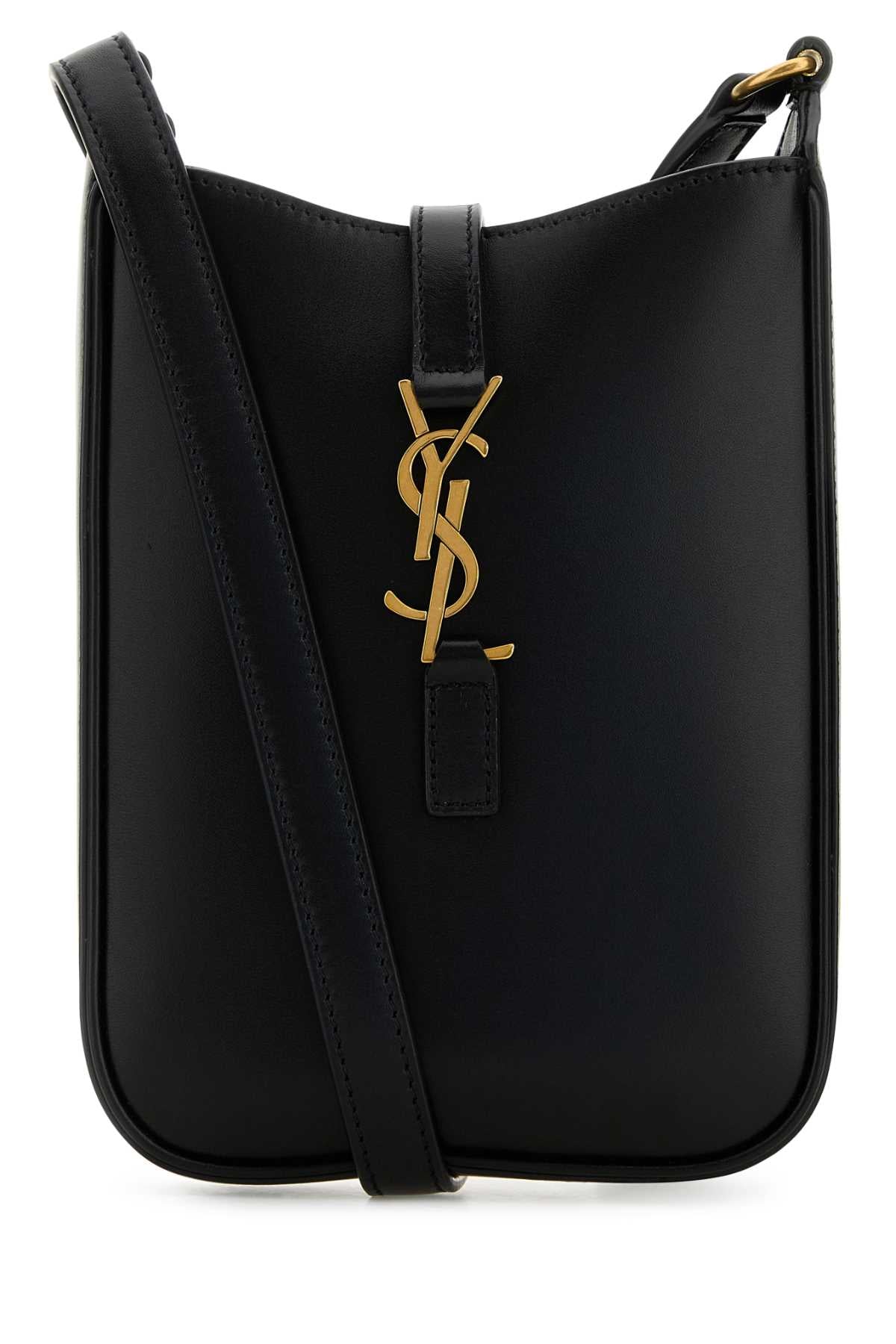 SAINT LAURENT YSL POUCH CROSSB.5A7 For Women Exterior: 100% Calf Finishing: Antiqued golden metal