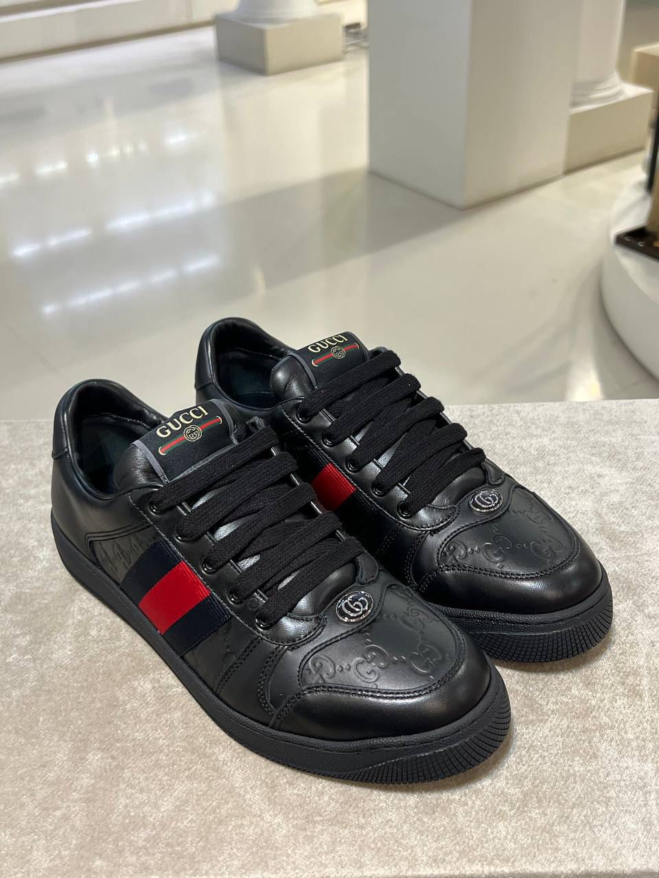 Men's Screener Leather Low-Top Sneaker
