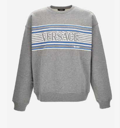 Logo Striped Sweatshirt