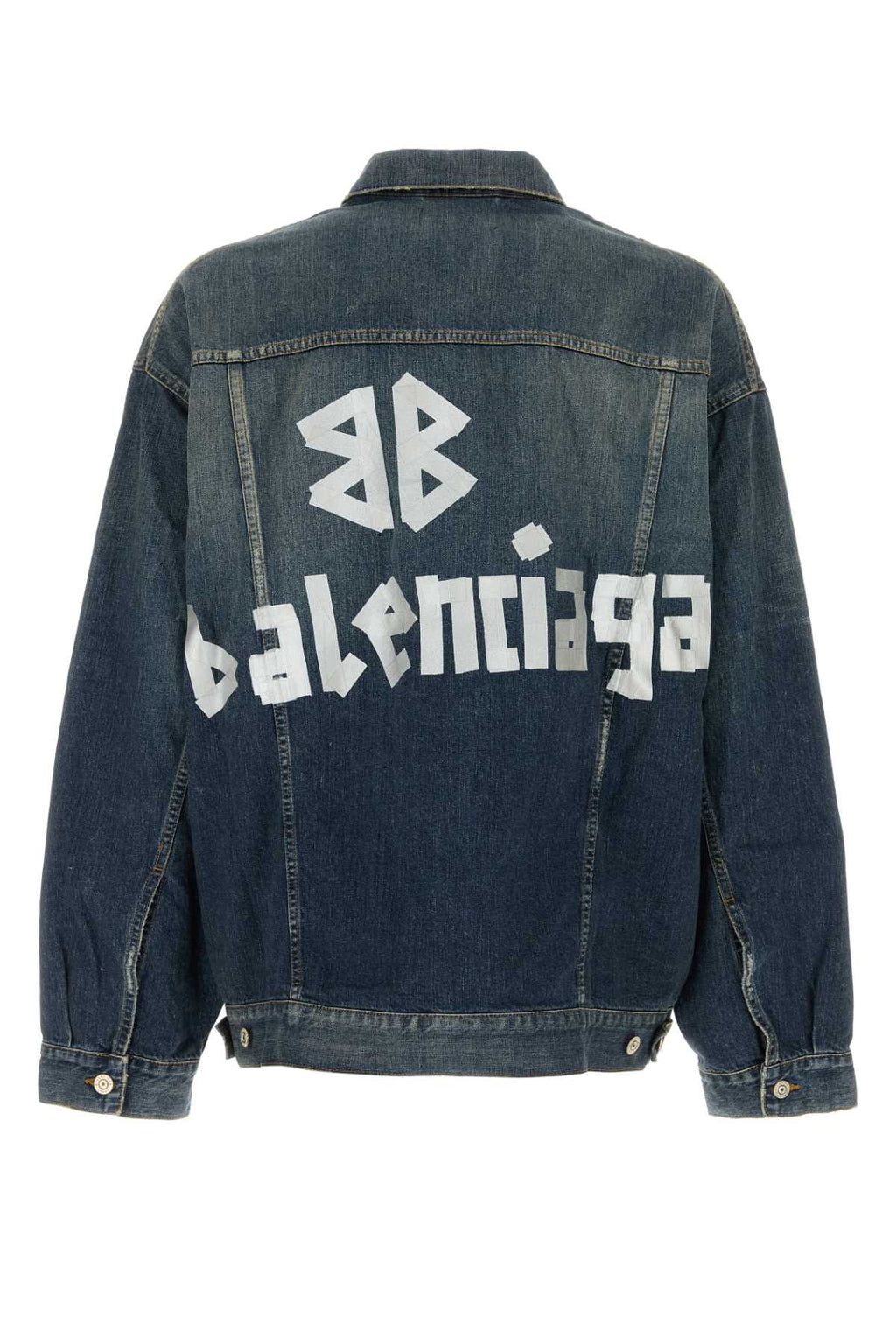 BALENCIAGA OVERSIZED JACKET For Men Exterior: 100% Cotton