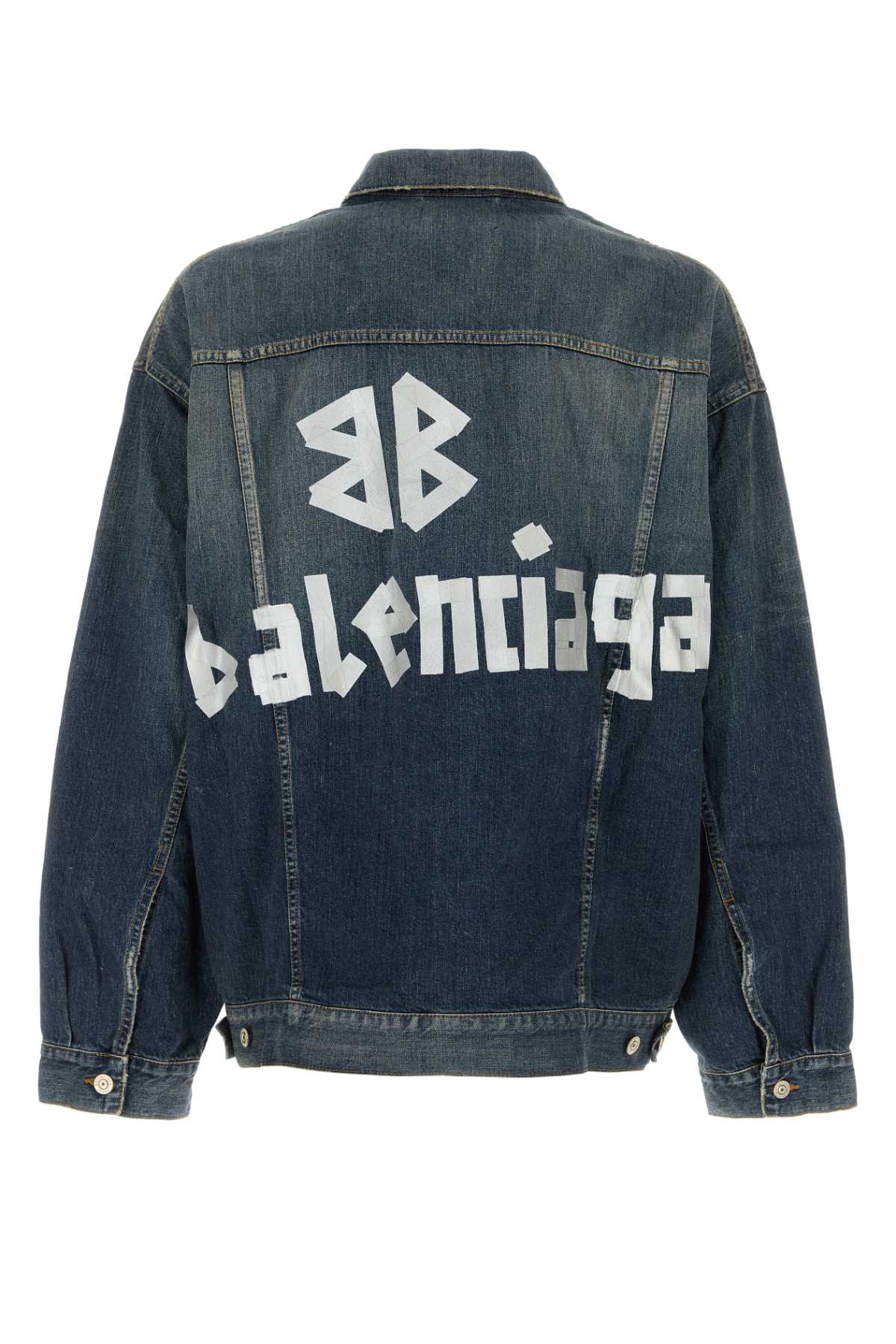 BALENCIAGA OVERSIZED JACKET For Men Exterior: 100% Cotton