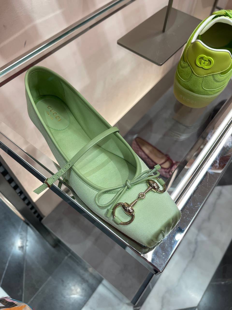 Horsebit ballet flat