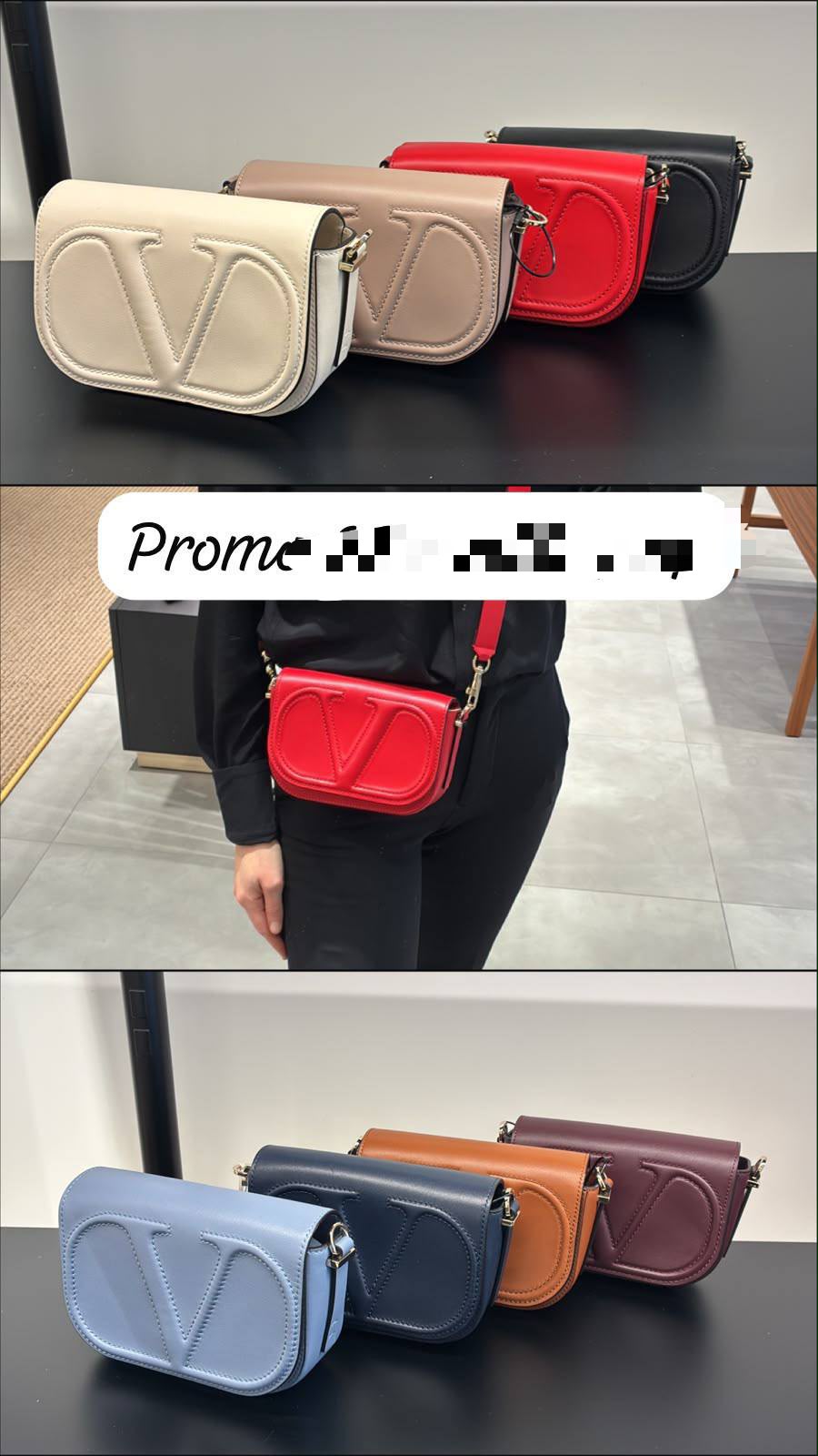VLogo Signature Small Shoulder Bag