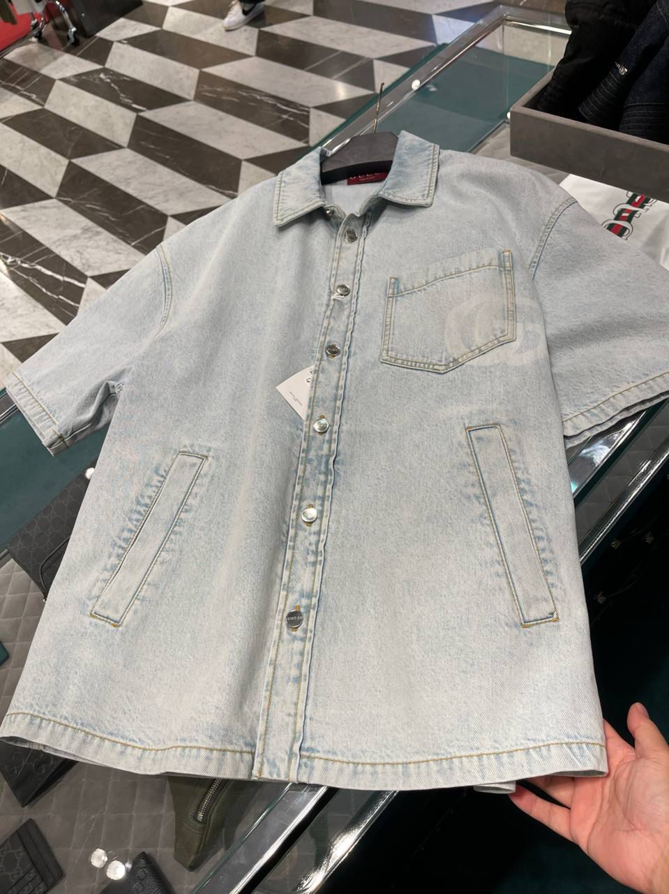 Jumbo GG Denim Shirt