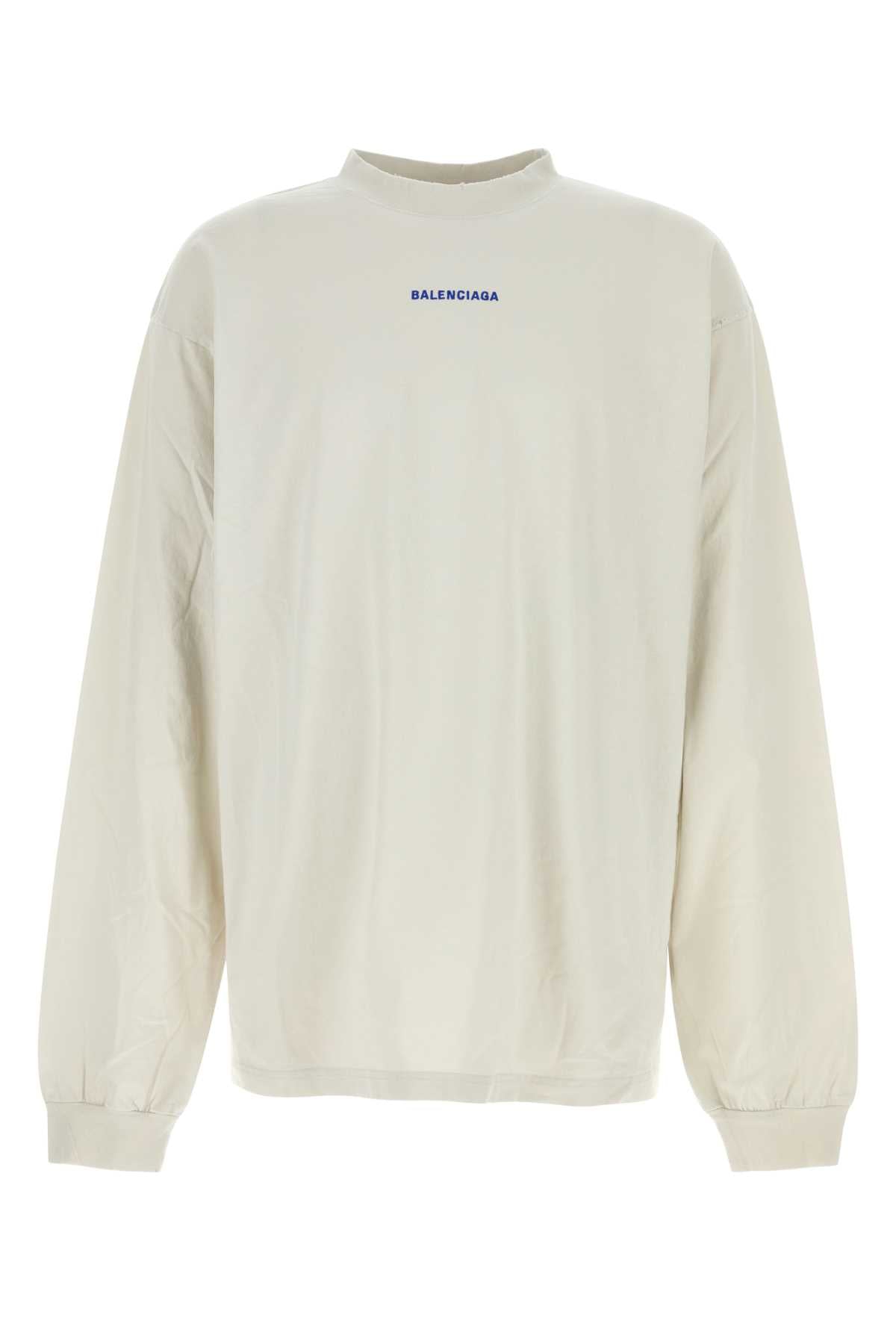 BALENCIAGA L/S Medium T-Shirt For Men Exterior: 100% Cotton