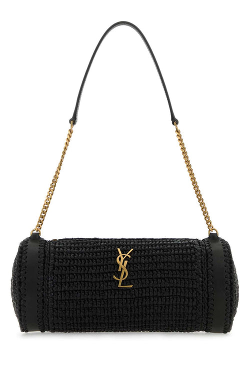 SAINT LAURENT BORSA For Women Exterior: 100% Rafia 100% Leather Finishing: Antiqued golden metal