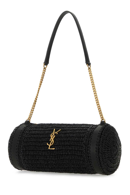 SAINT LAURENT BORSA For Women Exterior: 100% Rafia 100% Leather Finishing: Antiqued golden metal