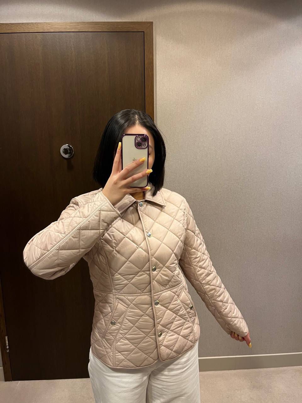 Quilted Snap-Front Jacket
