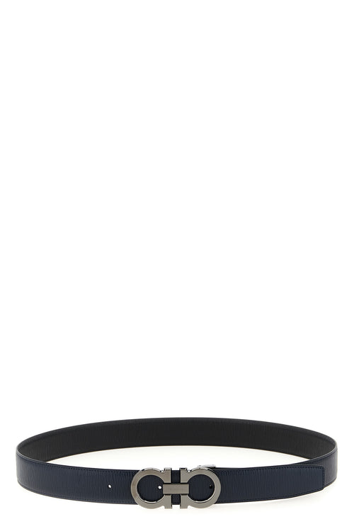 FERRAGAMO 'Gancini' reversible belt For Men 100% calfskin leather (Bos Taurus)