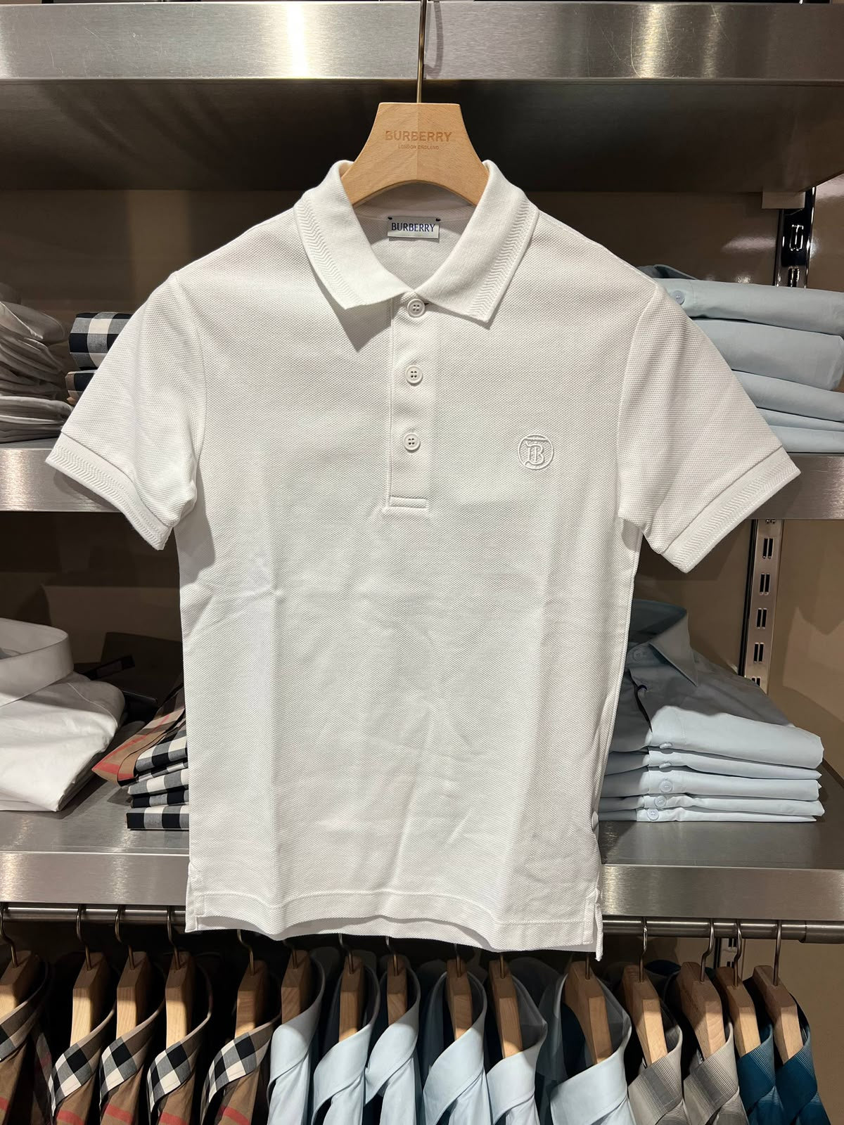 Monogram Motif Piqué Polo Shirt