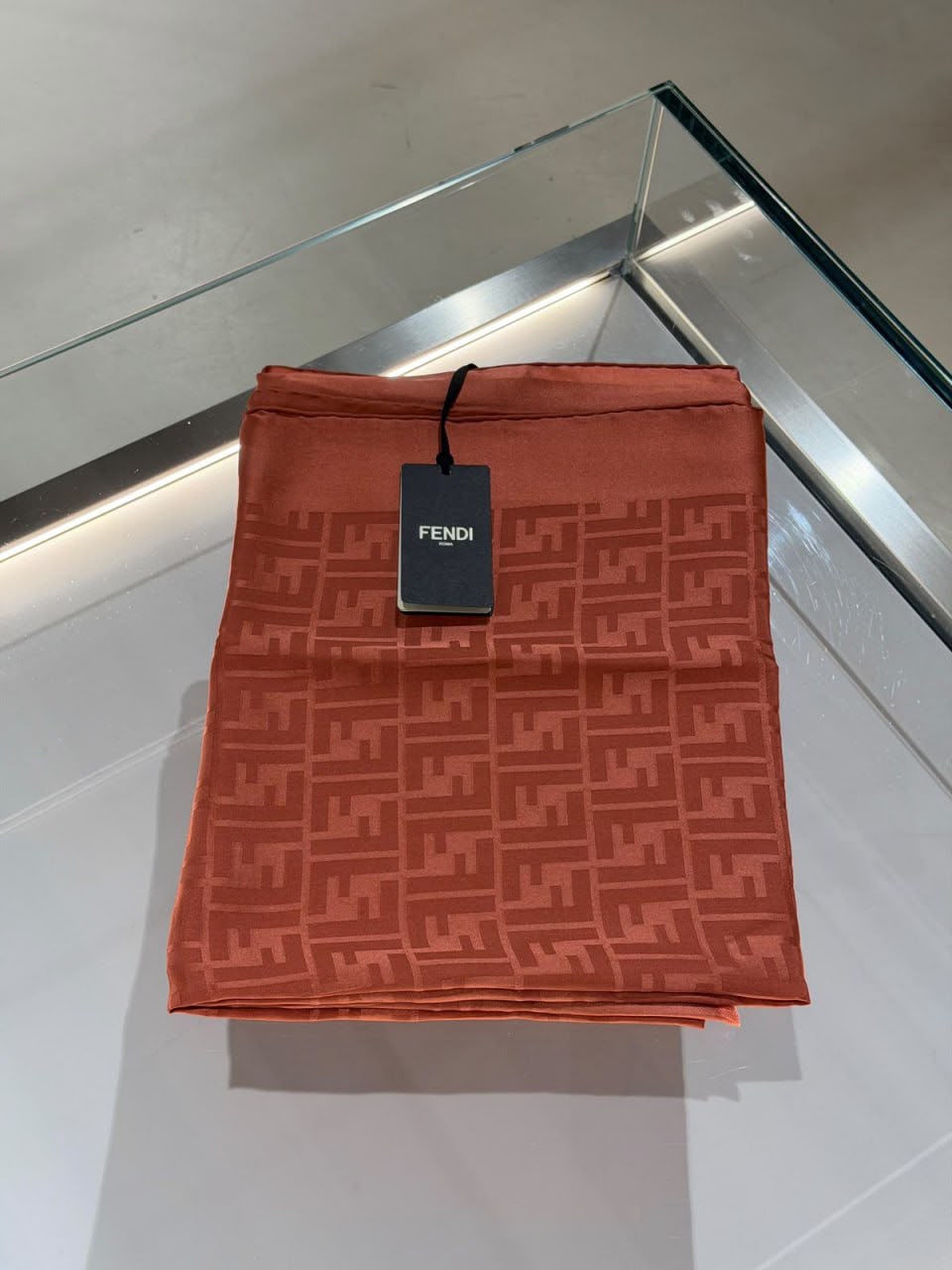 FF Logo Silk Scarf