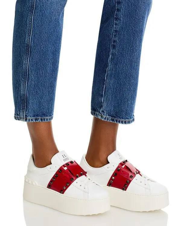 One Stud Low-Top Platform Sneakers