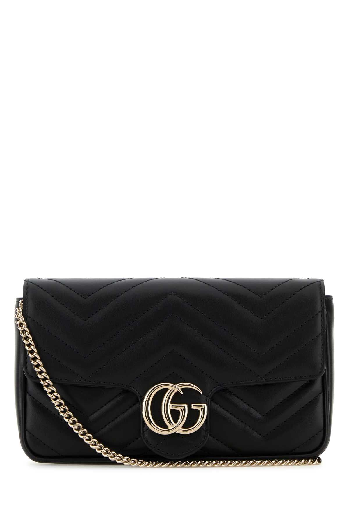 GUCCI WOMAN MINI BAG WITH REMOVABLE SHOULDER AND REMOVAB For Women Exterior: 100% Leather Lining: 100% Fabric Finishing: Platinum